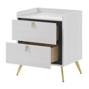 Calgary Furniture Emporium Zeena 2-Drawer Nightstand BD01177 IMAGE 6