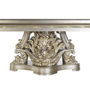 Calgary Furniture Emporium Danae Dining Table with Copper Top and Pedestal Base DN01197 IMAGE 4
