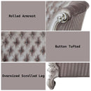 Calgary Furniture Emporium Versailles Stationary Fabric Loveseat LV01395 IMAGE 6