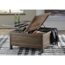  Signature Design by Ashley Moriville T731-9 Lift Top Cocktail Table IMAGE 6