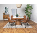  Coaster Furniture Ortega 115472 Upholstered Dining Side Chair - Coffee IMAGE 9