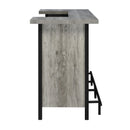 Coaster Furniture Bellemore 182105 Freestanding Home Bar Wine Cabinet - Grey Driftwood IMAGE 4