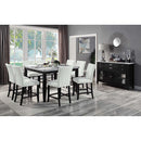 Calgary Furniture Emporium Square Hussein Counter Height Dining Table with Marble Top DN01444 IMAGE 16