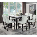 Calgary Furniture Emporium Square Hussein Counter Height Dining Table with Marble Top DN01444 IMAGE 6