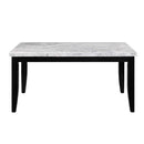 Calgary Furniture Emporium Hussein Dining Table with Marble Top DN01446 IMAGE 3