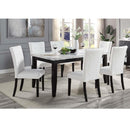 Calgary Furniture Emporium Hussein Dining Table with Marble Top DN01446 IMAGE 6