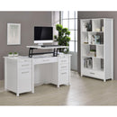 Coaster Furniture Dylan 801573 60-inch 4-Drawer Lift Top Office Desk - White High Gloss IMAGE 12