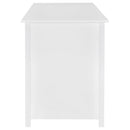 Coaster Furniture Dylan 801573 60-inch 4-Drawer Lift Top Office Desk - White High Gloss IMAGE 4