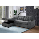 IFDC Fabric Sleeper Sectional IF-9050 LHF IMAGE 2