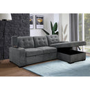 IFDC Fabric Sleeper Sectional IF-9051 RHF IMAGE 1