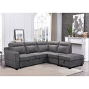 IFDC Fabric Sleeper Sectional IF-9010 RHF IMAGE 1