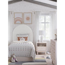 Signature Design by Ashley Wistenpine B1323B8 Twin Upholstered Panel Bed IMAGE 8