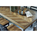  Signature Design by Ashley Blondon D413-425 Rectangular Dining Room Table Set IMAGE 12