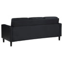 Coaster Furniture Ruth 508361 Upholstered Track Arm Sofa - Black IMAGE 6
