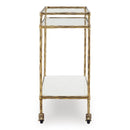  Signature Design by Ashley Plattfield A4000625 Bar Cart IMAGE 3