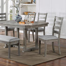 Furniture of America Laquila CM3542GY-T Dining Table IMAGE 1