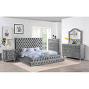  Furniture of America Stefania CM7227GY-EK King Bed IMAGE 2
