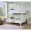 Furniture of America Emilee FM-BK003WH Twin/Full Bunk Bed IMAGE 6