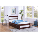 IFDC IF-416-39" Single Bed with Pull-Out Trundle - Espresso IMAGE 1