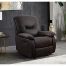 IFDC Glider Rocker Fabric Recliner with Wall Recline IF-6350 IMAGE 3
