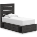 Signature Design by Ashley Hollivern B2108B18 Twin Panel Bed with Storage IMAGE 1