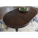 Signature Design by Ashley Lavinton D764-35 Oval Dining Room Extension Table IMAGE 10