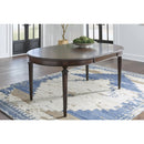 Signature Design by Ashley Lavinton D764-35 Oval Dining Room Extension Table IMAGE 8