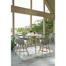 Signature Design by Ashley Seton Creek P798-613 Round Bar Table with Umbrella Option IMAGE 8