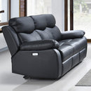 IFDC Power Reclining Leather Match Sofa IF 8120 - S IMAGE 1