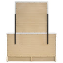 Coaster Furniture Louis Philippe 202443M 6-Drawer Dresser and Mirror - White IMAGE 7