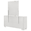 Coaster Furniture Jessica 202993M 6-Drawer Dresser with Mirror - Cream White IMAGE 8