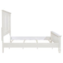Coaster Furniture Sandy Beach 201301KEN 63-inch Eastern King Wood Panel Bed - Cream White IMAGE 6