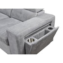 IFDC Fabric Sleeper Sectional IF-9080 LHF IMAGE 7