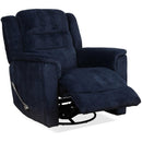 IFDC Swivel Glider Fabric Recliner with Wall Recline IF-6347 IMAGE 2
