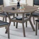 IFDC Round Dining Table with Pedestal Base T-1079 IMAGE 1