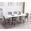 IFDC Dining Table with Stone Top T-1818 IMAGE 3