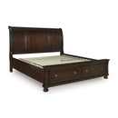  Millennium Porter B697B47 California King Sleigh Storage Bed IMAGE 4