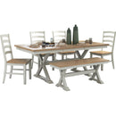  Calgary Furniture Emporium Purlaney Dining Table with Trestle Base PCD627-35 IMAGE 2