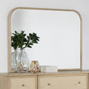 Coaster Furniture Kailani 225044 Dresser Mirror - Beige Oak IMAGE 3