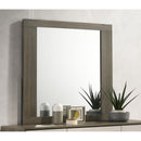 Coaster Furniture Fenwick 224984 Dresser Mirror - Grey Oak IMAGE 3