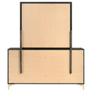 Coaster Furniture Kendall 224453M 6-Drawer Dresser with Mirror - Black IMAGE 6