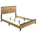 Coaster Furniture Kaywood 225001KE 52-inch Eastern King Panel Bed - Natural Pine IMAGE 1