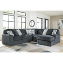  Signature Design by Ashley Midnight-Madness 98105S23 5 pc Sectional with Chaise IMAGE 2