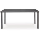  Signature Design by Ashley Rocky Creek PCP326-615 Square Dining Table with Umbrella Option IMAGE 2