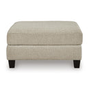  Benchcraft Steelwater Retreat Fabric Ottoman 6670408 IMAGE 2