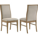  Coaster Furniture Adina 193612 Set of 2 Upholstered Dining Side Chair - Barley IMAGE 1