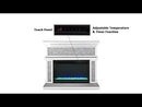 Calgary Furniture Emporium Noralie Freestanding Electric Fireplace AC00511 EXTERNAL_VIDEO 1