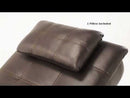 Calgary Furniture Emporium Padilla Leather Look Chaise LV00825 EXTERNAL_VIDEO 1