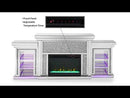 Calgary Furniture Emporium Noralie Freestanding Electric Fireplace AC00524 EXTERNAL_VIDEO 1