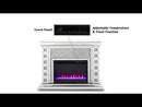 Calgary Furniture Emporium Noralie Freestanding Electric Fireplace AC00507 EXTERNAL_VIDEO 1